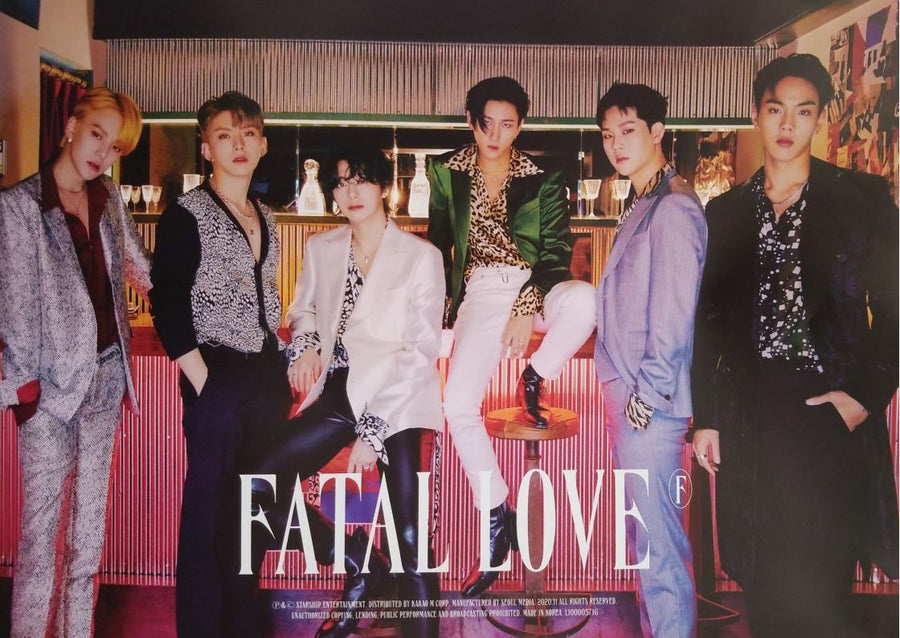 MONSTA X 3rd Album FATAL LOVE Official Poster - Photo Concept 2
