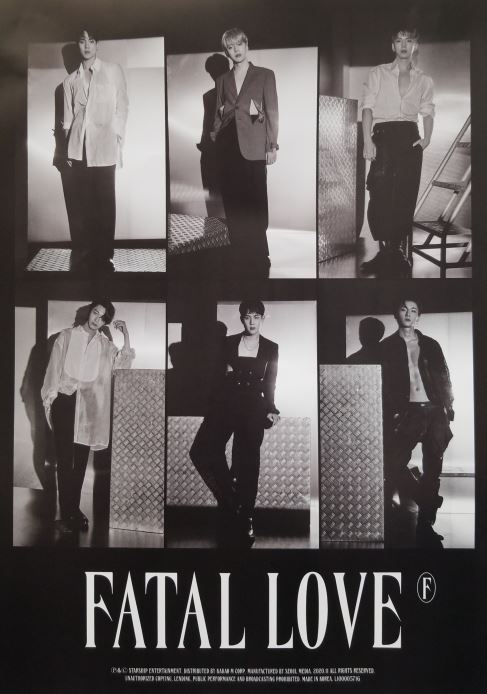 MONSTA X 3rd Album FATAL LOVE Official Poster - Photo Concept 4
