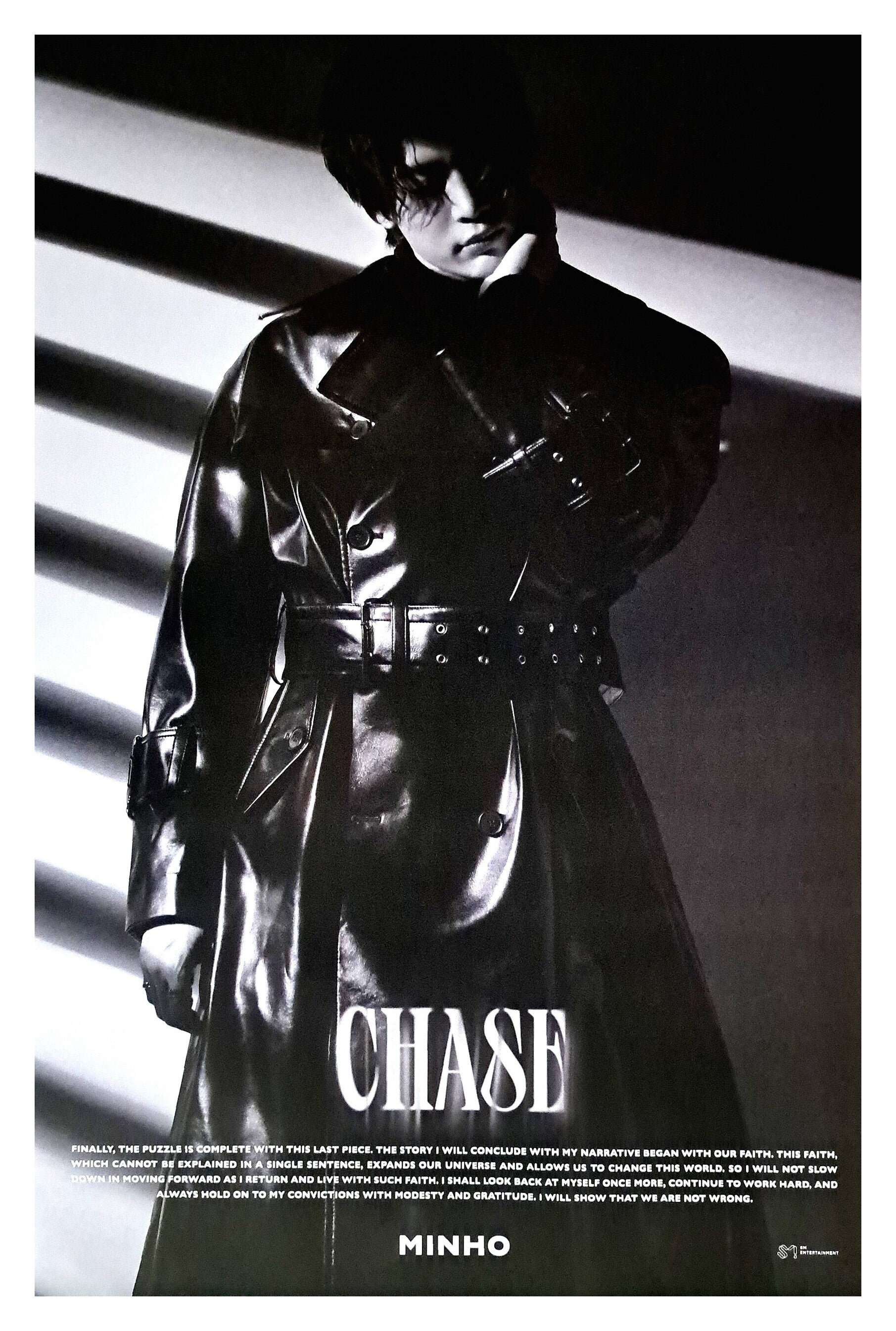 Minho The 1st Mini Album CHASE (Complete Ver.) Official Poster - Photo Concept 1