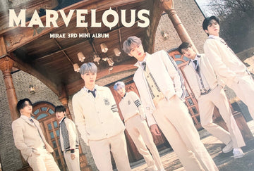 Mirae 3rd Mini Album Marvelous Official Poster - Photo Concept Preppy