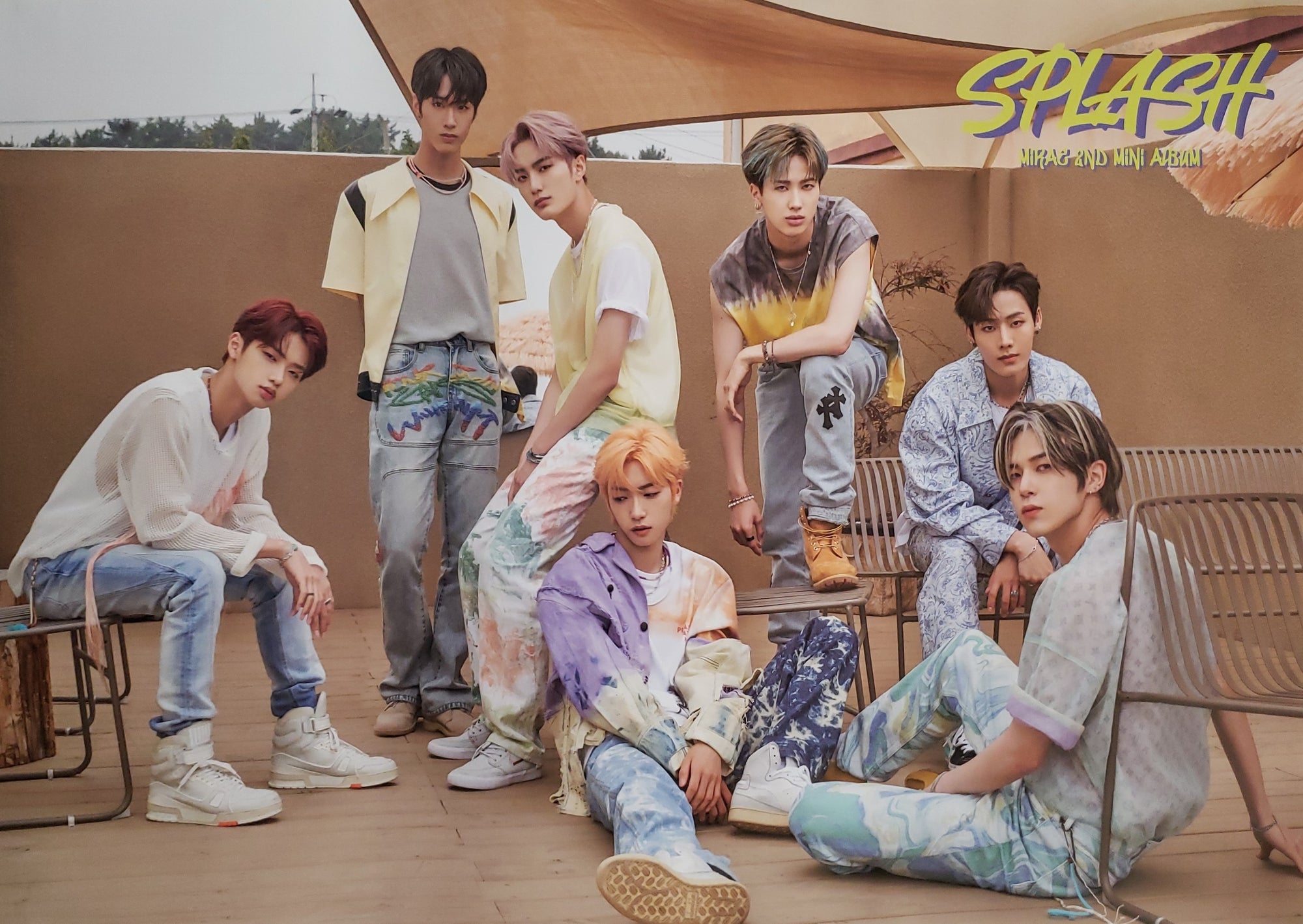 Mirae 2nd Mini Album Splash Official Poster - Photo Concept Cool