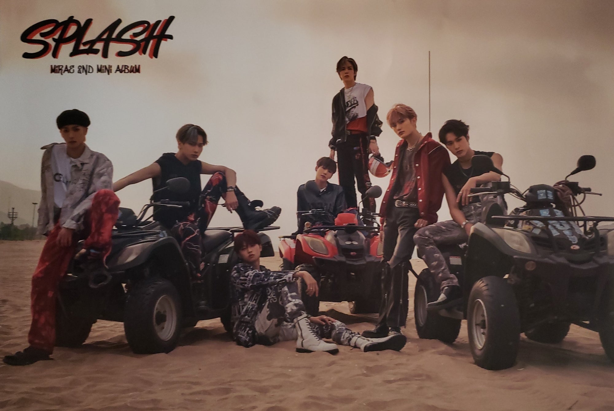 Mirae 2nd Mini Album Splash Official Poster - Photo Concept Hot