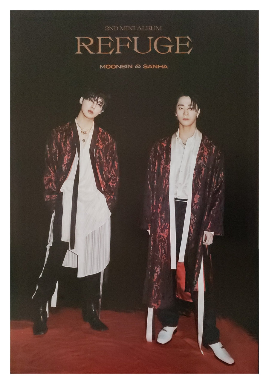 Moonbin & Sanha 2nd Mini Album Refuge Official Poster - Photo Concept The East