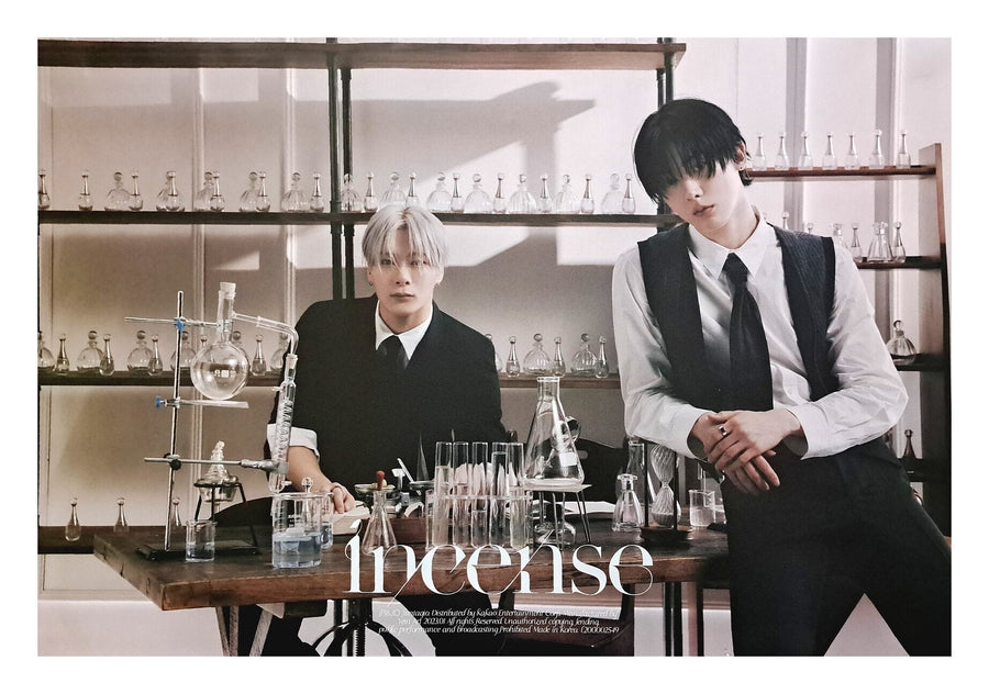 Moonbin & Sanha 3rd Mini Album Incense Official Poster - Photo Concept Impure