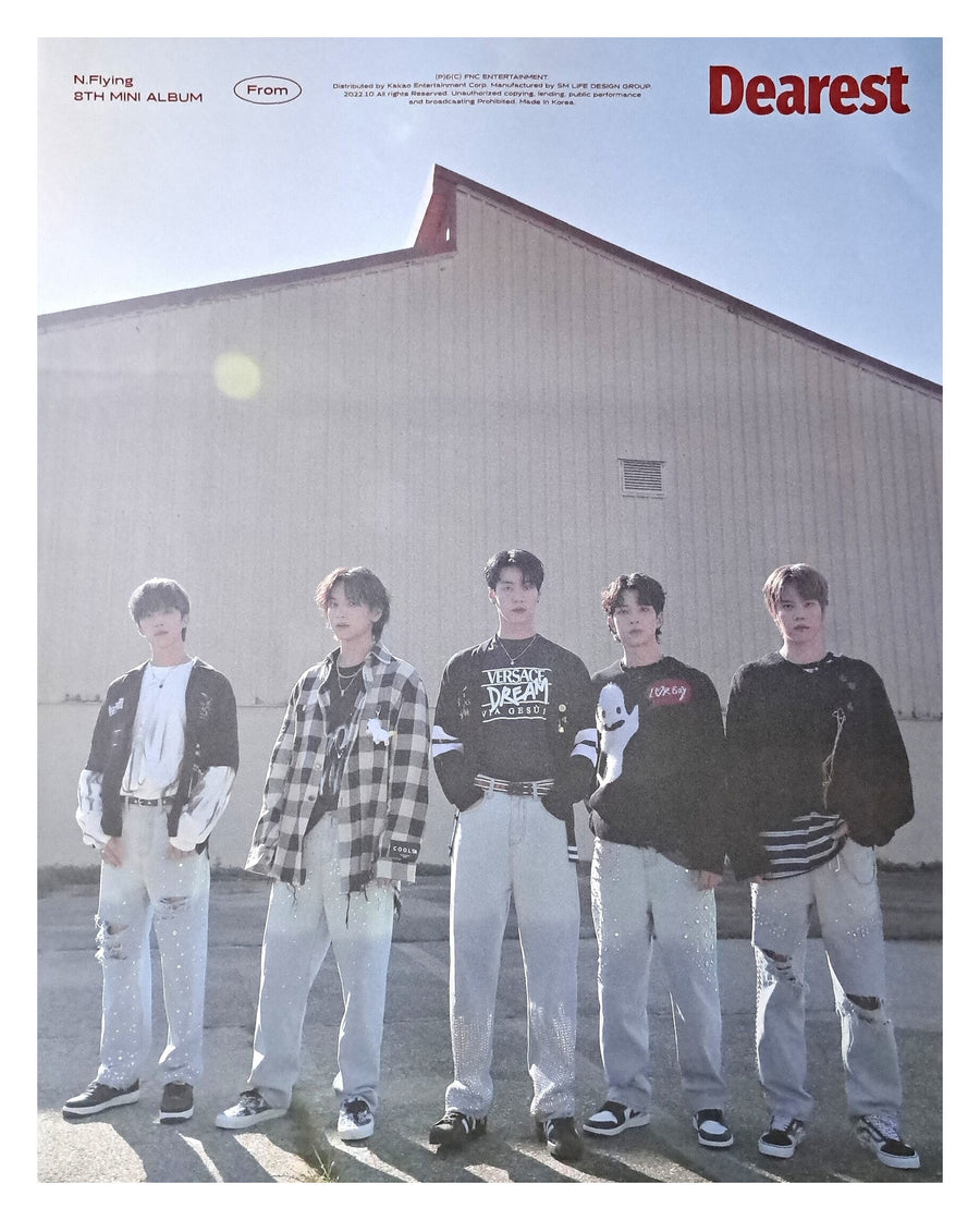 N.Flying 8th Mini Album Dearest Official Poster - Photo Concept From