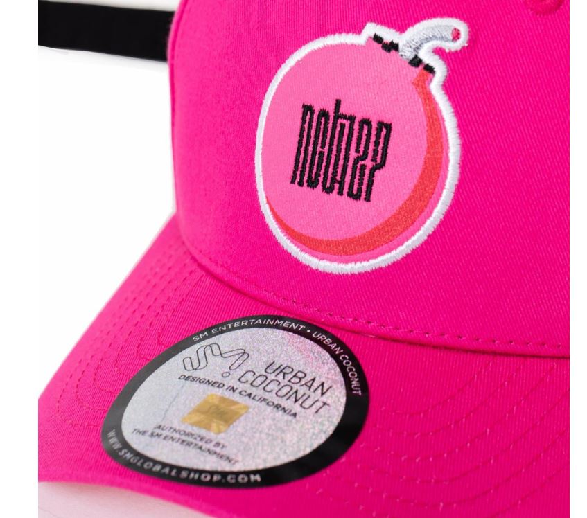 NCT 127 SM Official Cherry Bomb Dad Hat with Long Strap and Rings