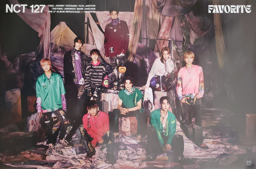 NCT 127 3rd Album Repackage Favorite Official Poster - Photo Concept Catharsis