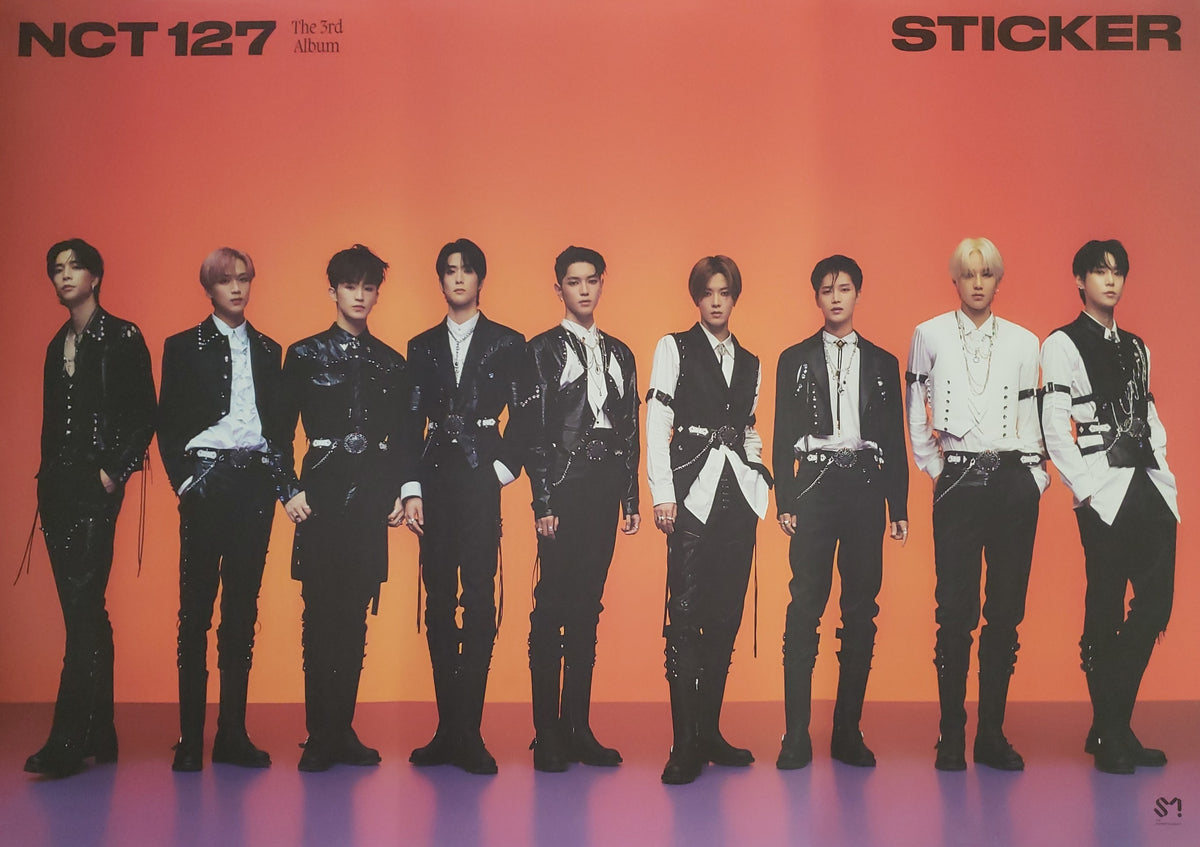 Sticker Nct NCT 127 3rd Album Sticker Official Poster - Photo Concept Sticker Vers ...