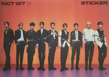 NCT 127 3rd Album Sticker Official Poster - Photo Concept Sticker Version