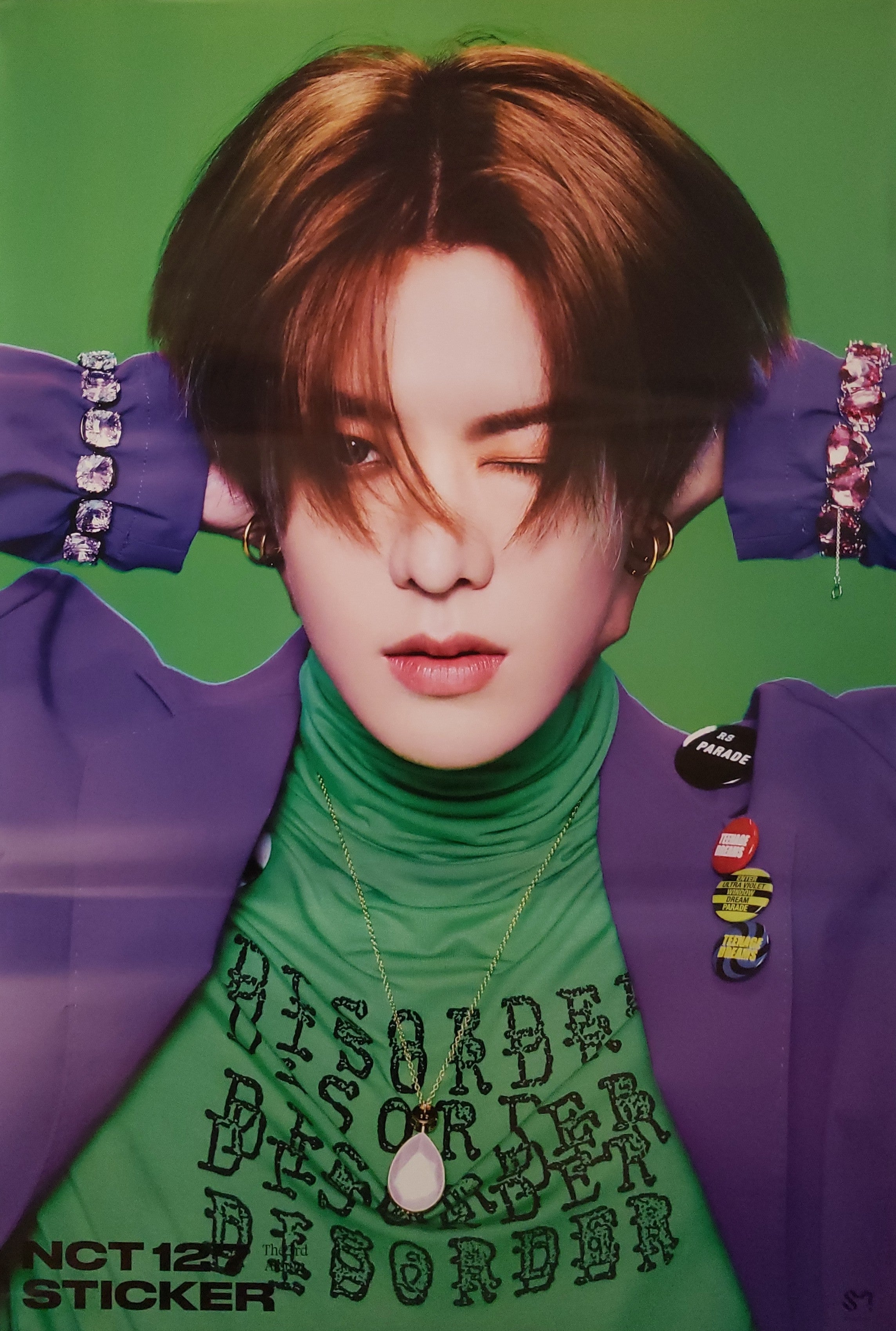 NCTU From  フォトフーム デコステッカー YUTA NCT 127 3rd Album Sticker (Jewel Case) Official Poster - Photo