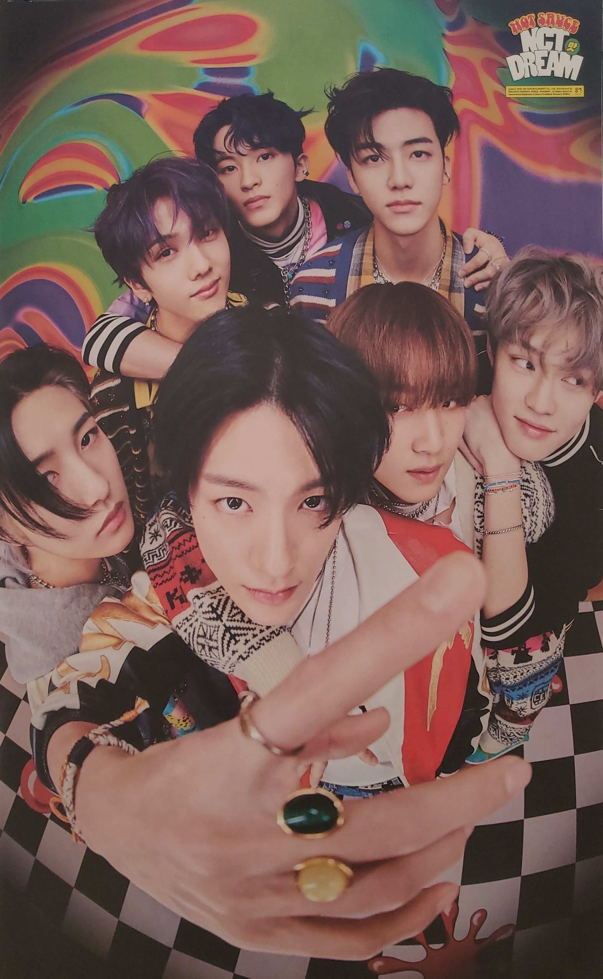 NCT Dream 1st Album Hot Sauce (Photo Book Ver.) Official Poster Cr