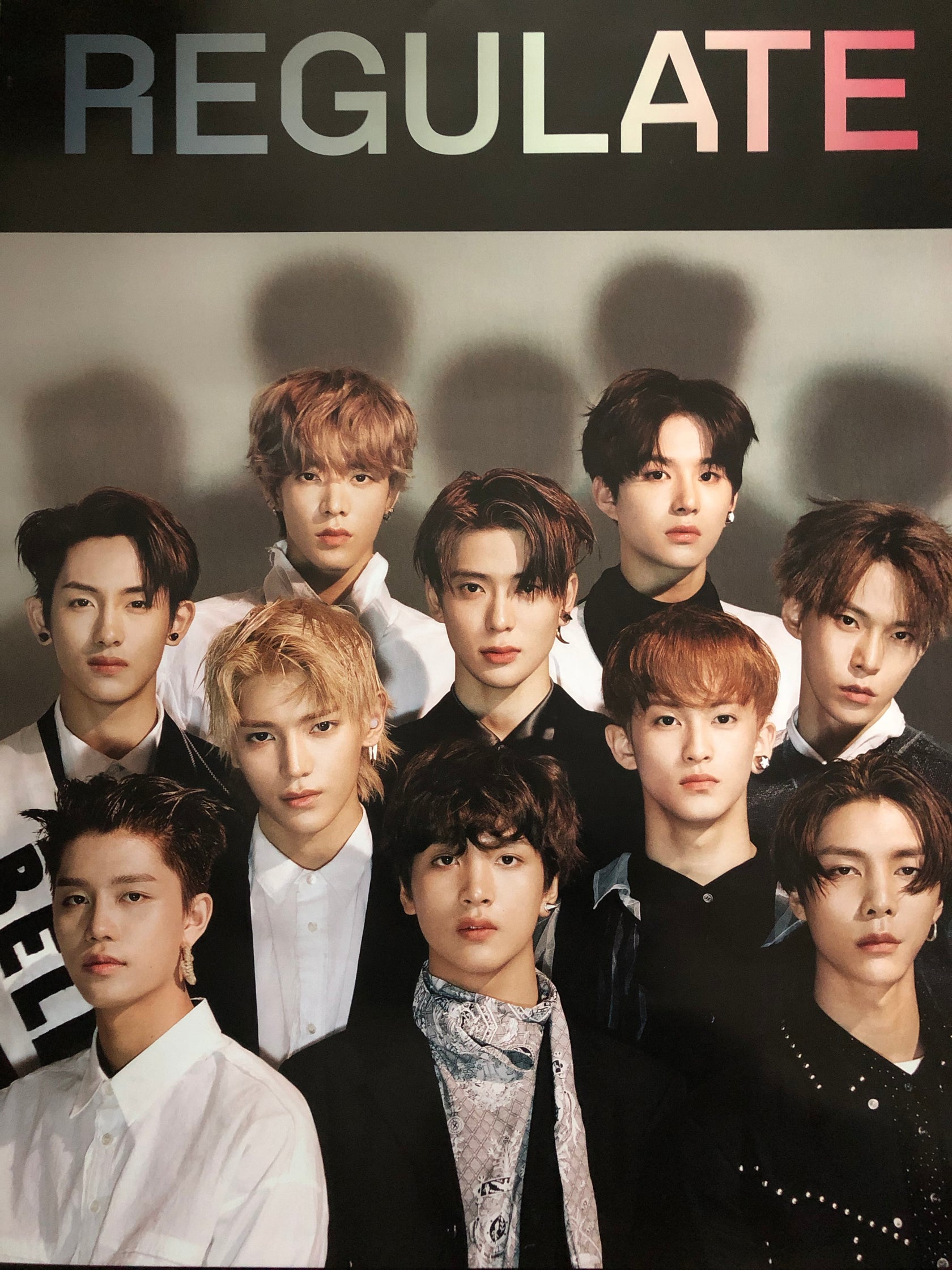 NCT 127 1st Repackage Album [Regulate] Official Poster Choice Music LA