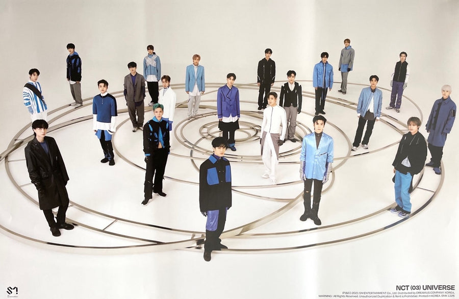 NCT 3rd Album Universe (Jewel Case Version) Official Poster - Photo Concept 1