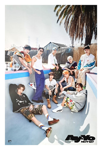 NCT 127 4th Album Repackage Ay-Yo Official Poster - Photo Concept Photobook A