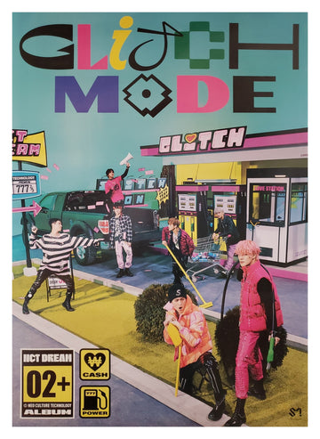 NCT Dream 2nd Album Glitch Mode Official Poster - Photo Concept Digipack