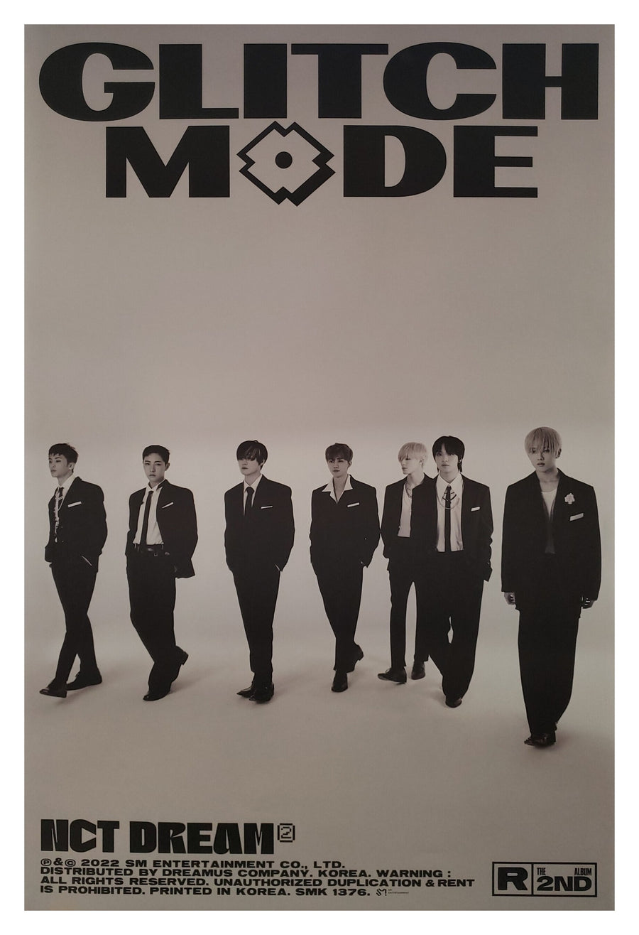 NCT Dream 2nd Album Glitch Mode (Scratch Version) Official Poster - Photo Concept 1