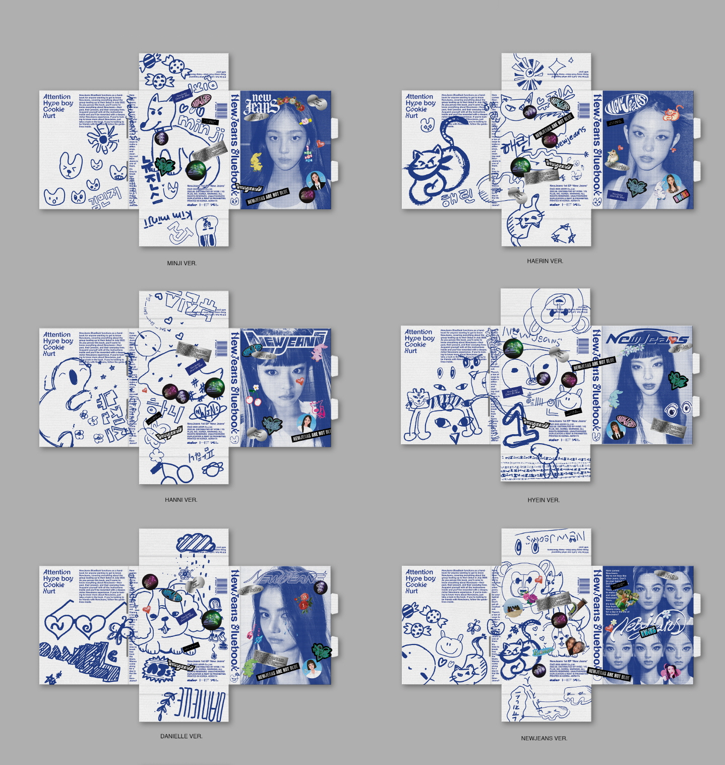 NewJeans 1st EP Album - New Jeans (Bluebook Ver.) – Choice Music LA