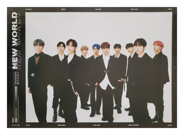 Nine.i 1st Mini Album New World Official Poster - Photo Concept 1