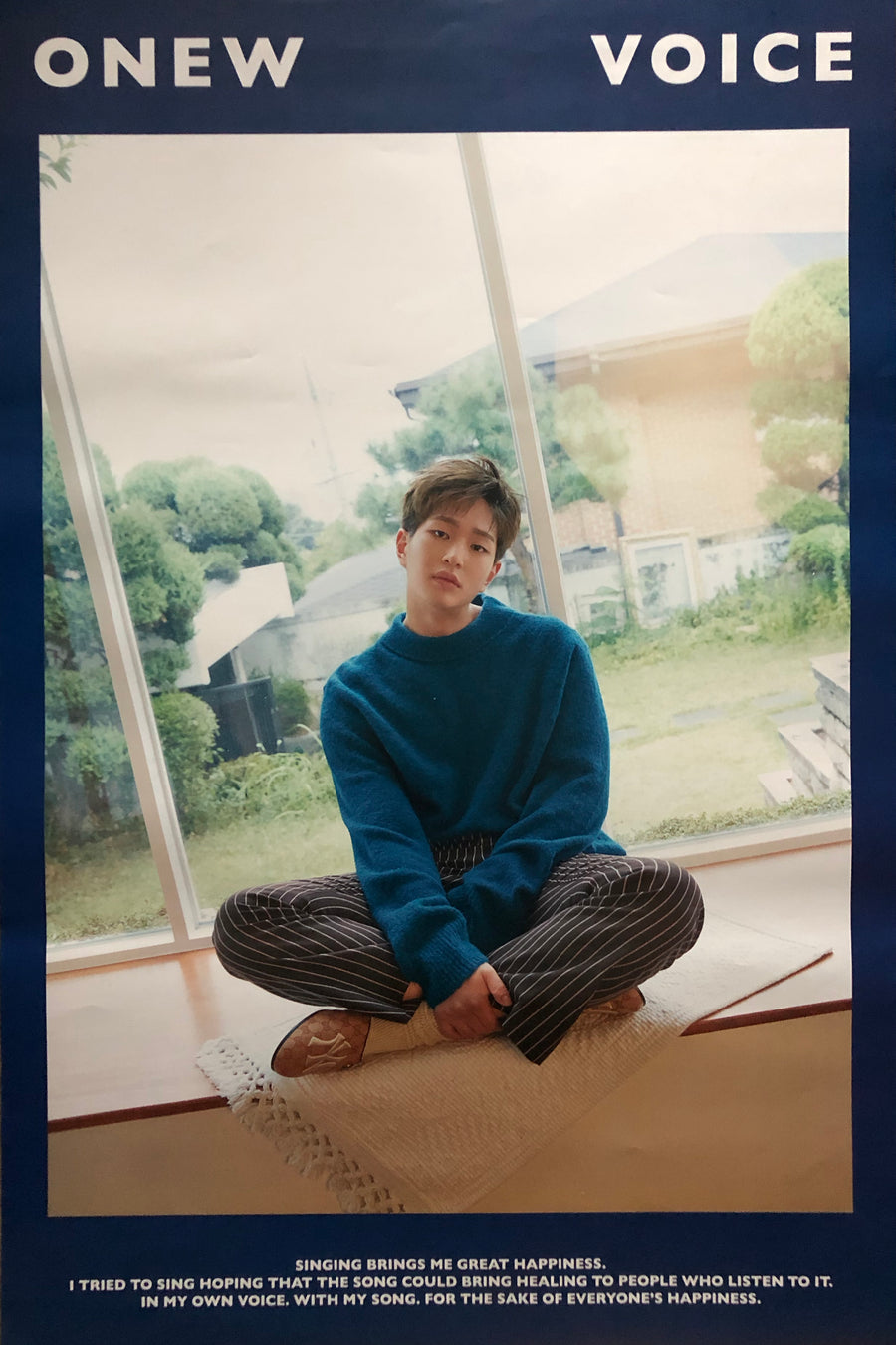 Onew 1st Album Voice Official Poster - Photo Concept 2