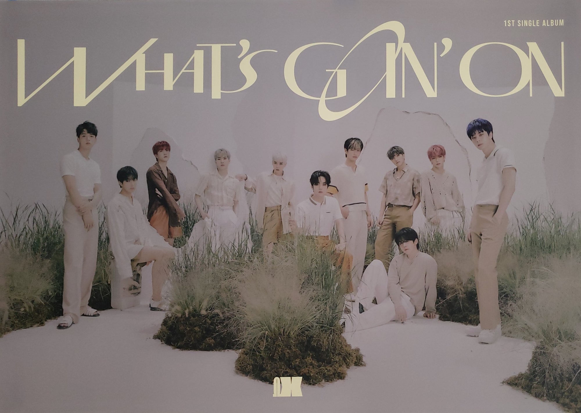 Omega X 1st Single Album What&#39;s Goin&#39; On Official Poster - Photo Concept S