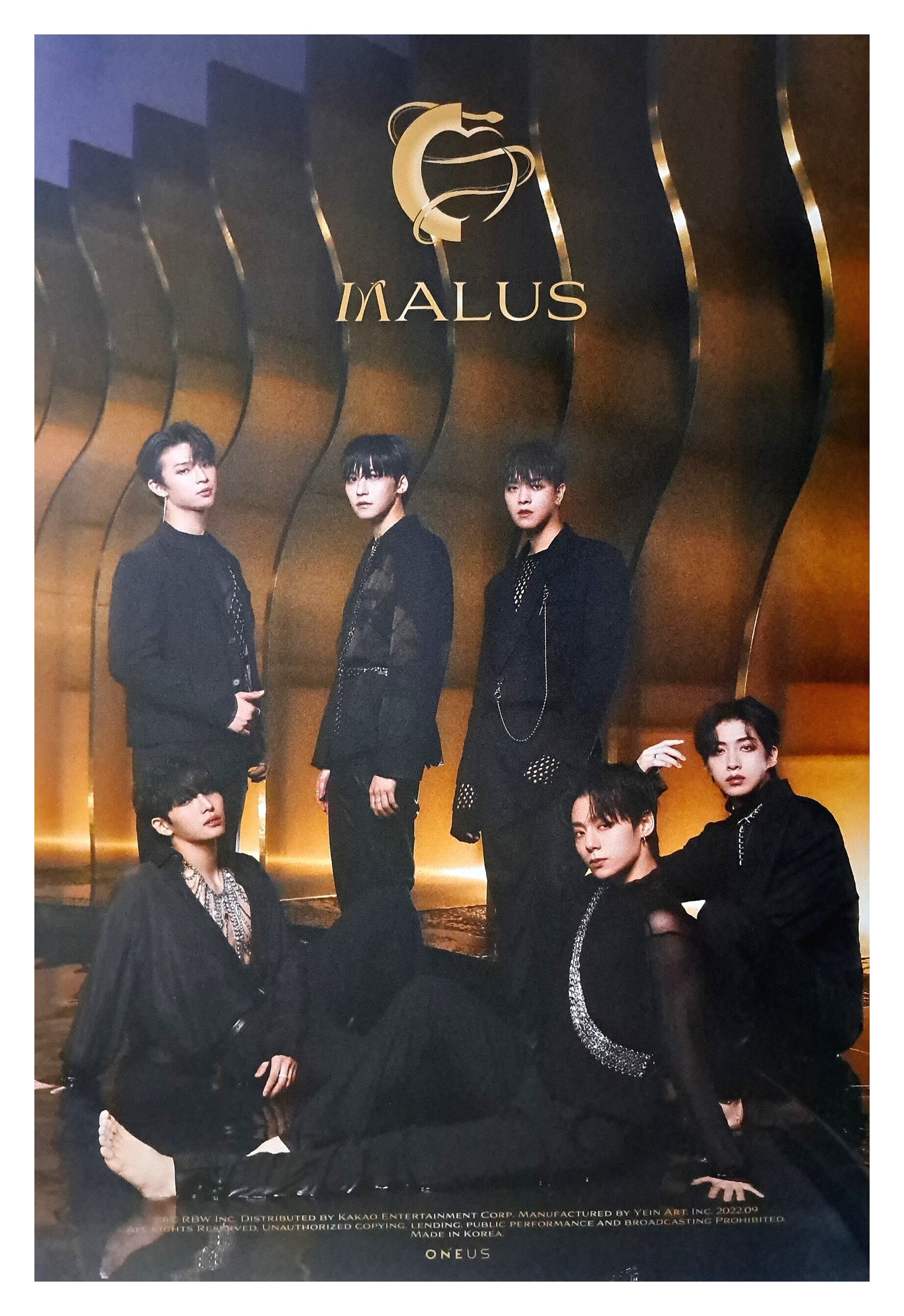 Oneus 8th Mini Album MALUS (Main Ver.) Official Poster - Photo Concept 2