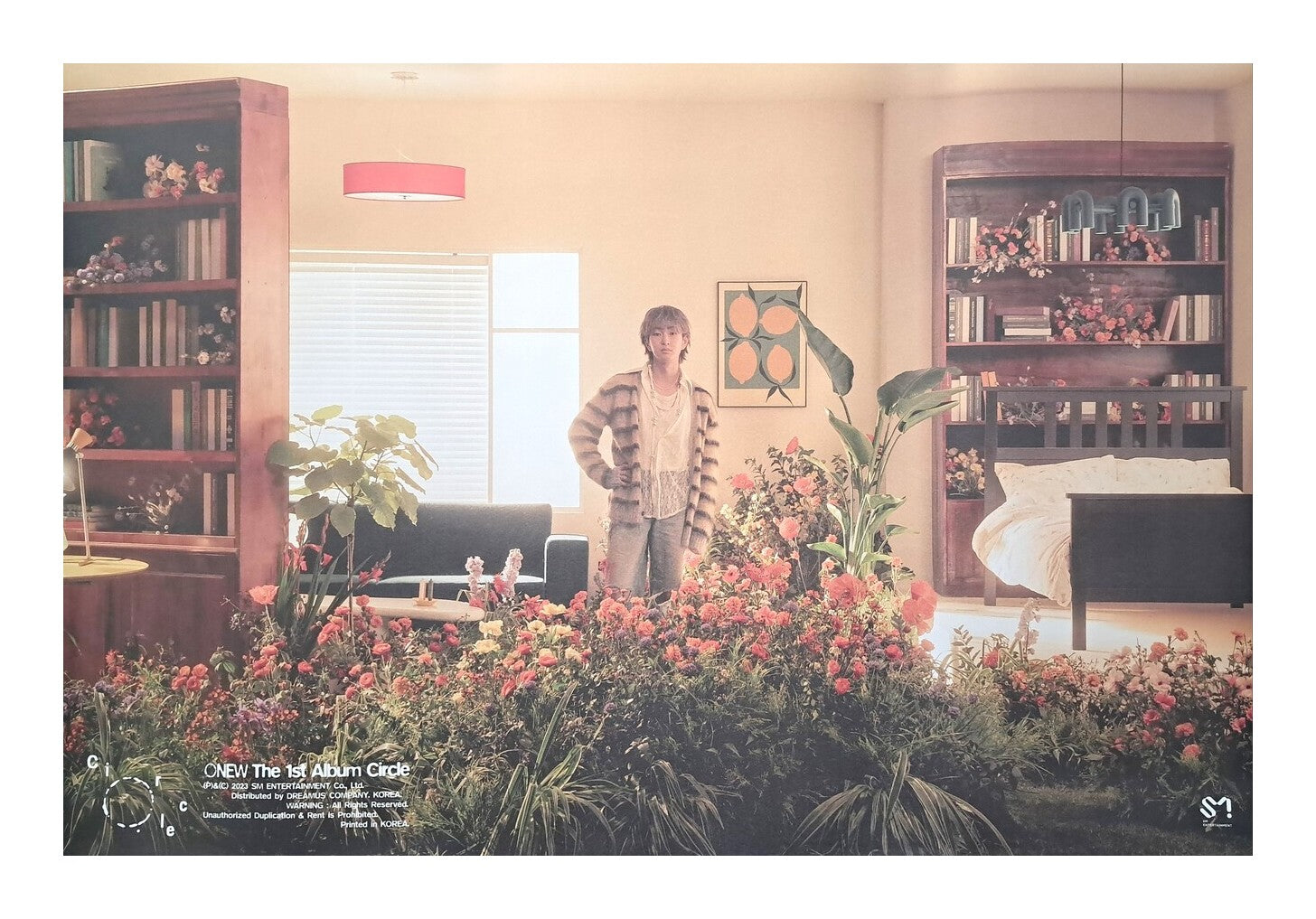 Onew 1st Album Circle (Digipack Ver.)  Official Poster - Photo Concept Wind