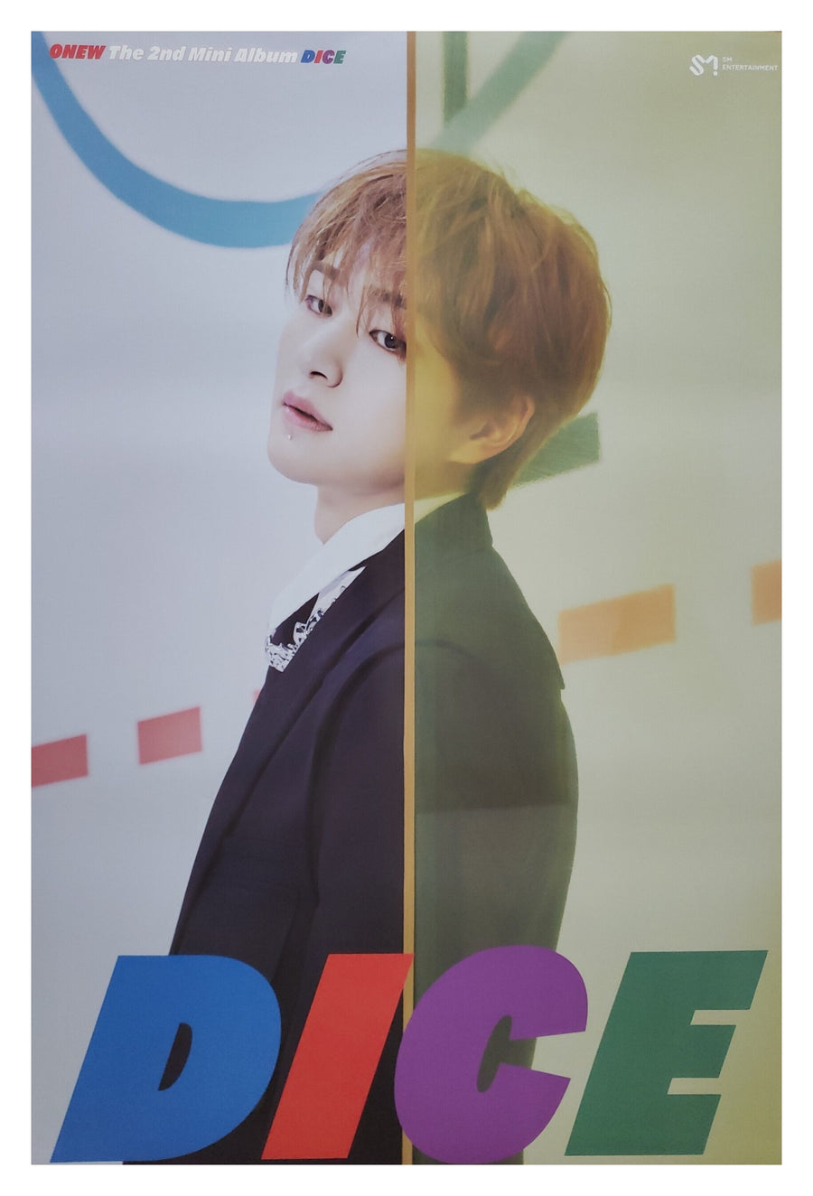 Onew 2nd Mini Album Dice (Digipack Ver.) Official Poster - Photo Concept 1