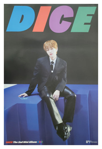 Onew 2nd Mini Album Dice (Digipack Ver.) Official Poster - Photo Concept 2