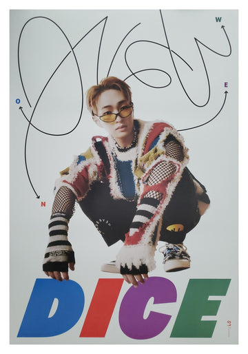 Onew 2nd Mini Album Dice (Photobook Ver.) Official Poster - Photo Concept 1