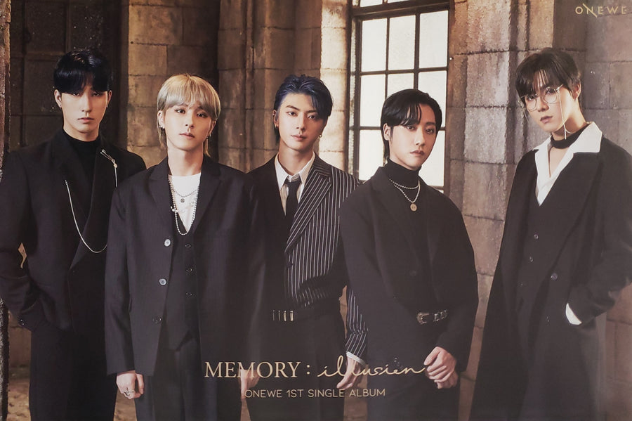 ONEWE 1st Single Album MEMORY : illusion Official Poster - Photo Concept 2