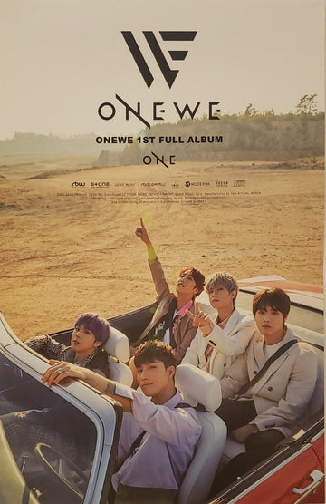 ONEWE 1st Album ONE Official Poster - Photo Concept 2