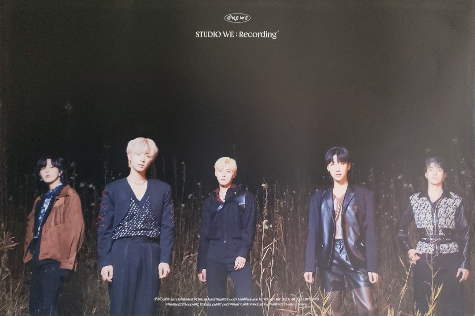 ONEWE 2ND DEMO ALBUM STUDIO WE : RECORDING 2 OFFICIAL POSTER - PHOTO CONCEPT 1