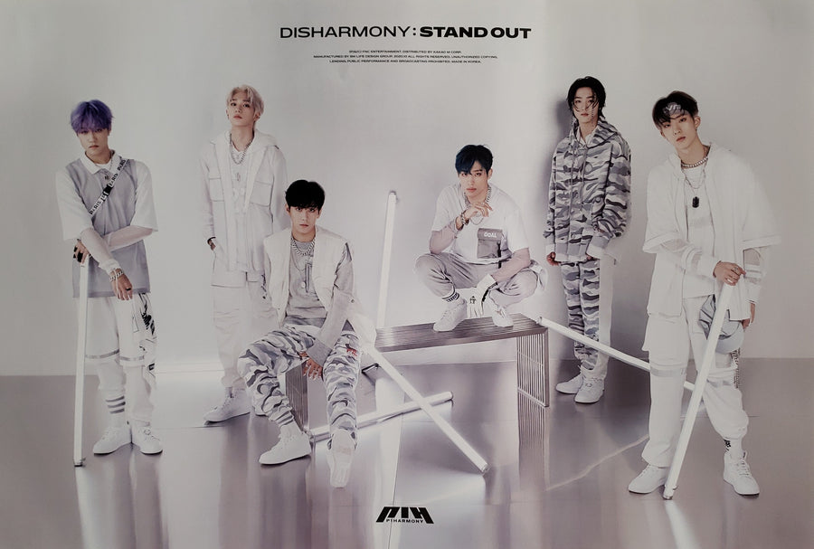 P1Harmony 1st Mini Album DISHARMONY : STAND OUT Official Poster - Photo Concept 1