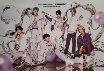 P1Harmony 3rd Mini Album Disharmony: Find Out Official Poster - Photo Concept Find Out