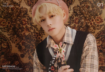 PARK JI HOON 1st Album MESSAGE Official Poster - Photo Concept Me