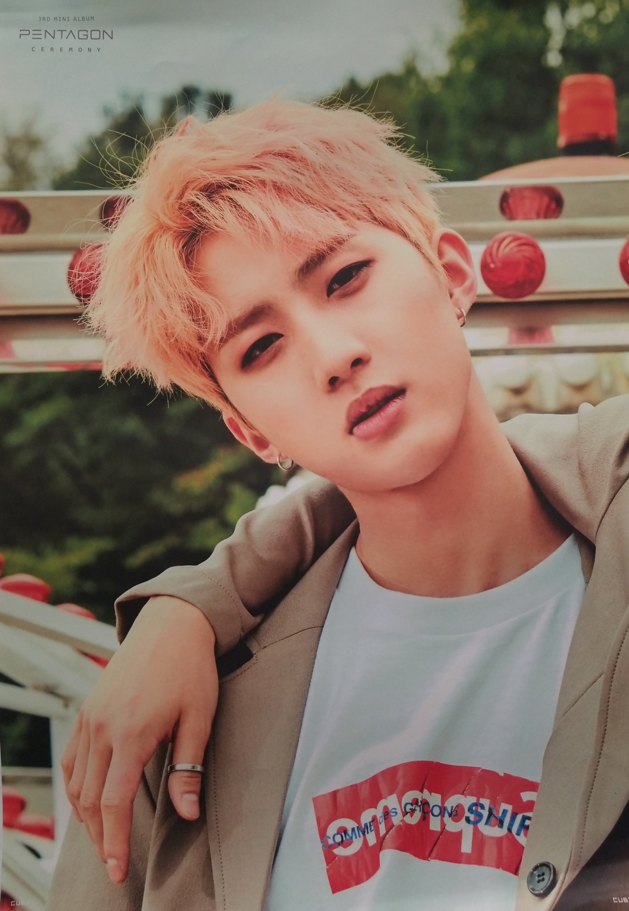 PENTAGON 3rd Mini Album CEREMONY Official Poster - Photo Concept Hui