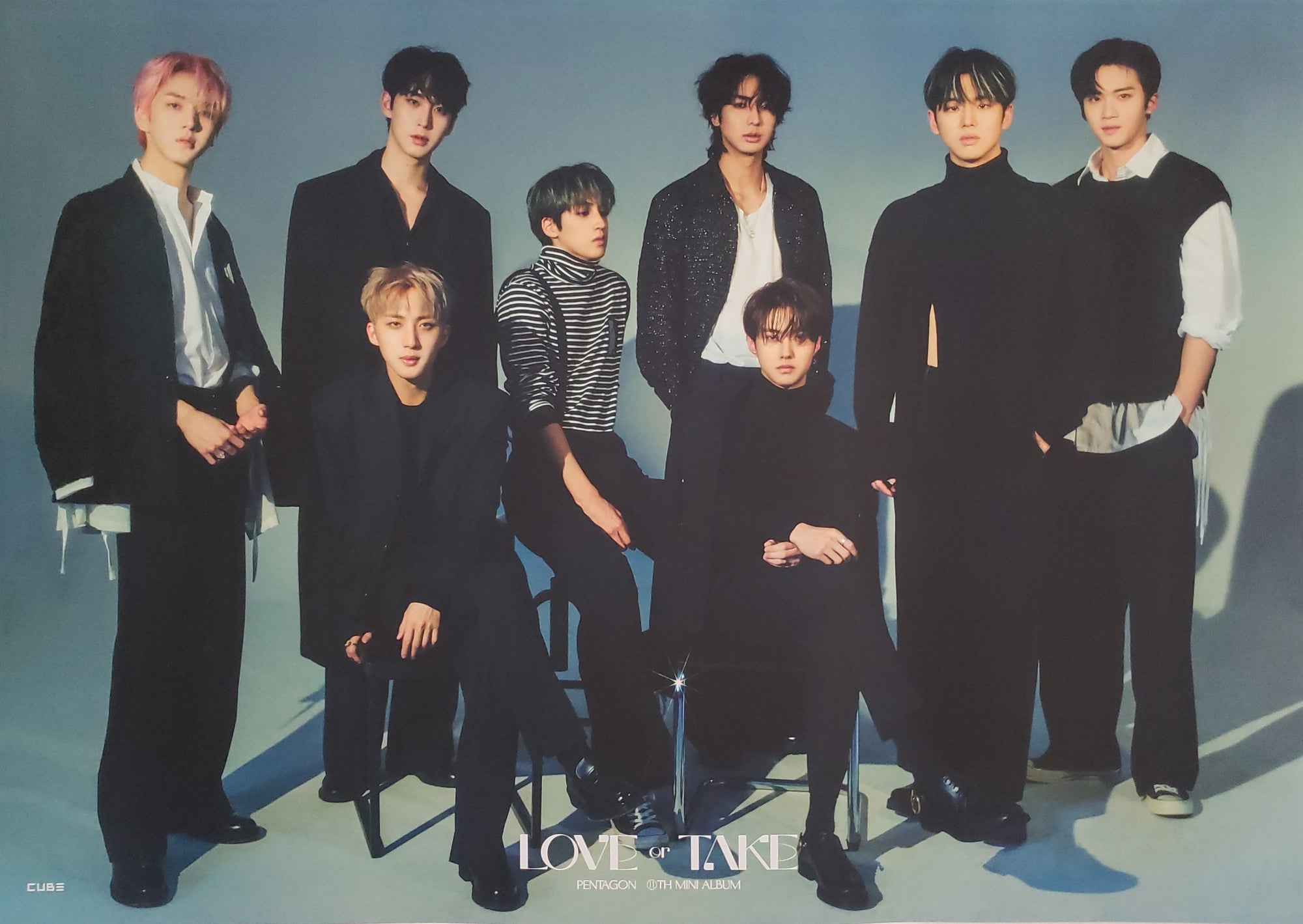 PENTAGON 11th Mini Album LOVE or TAKE Official Poster - Photo Concept Mild