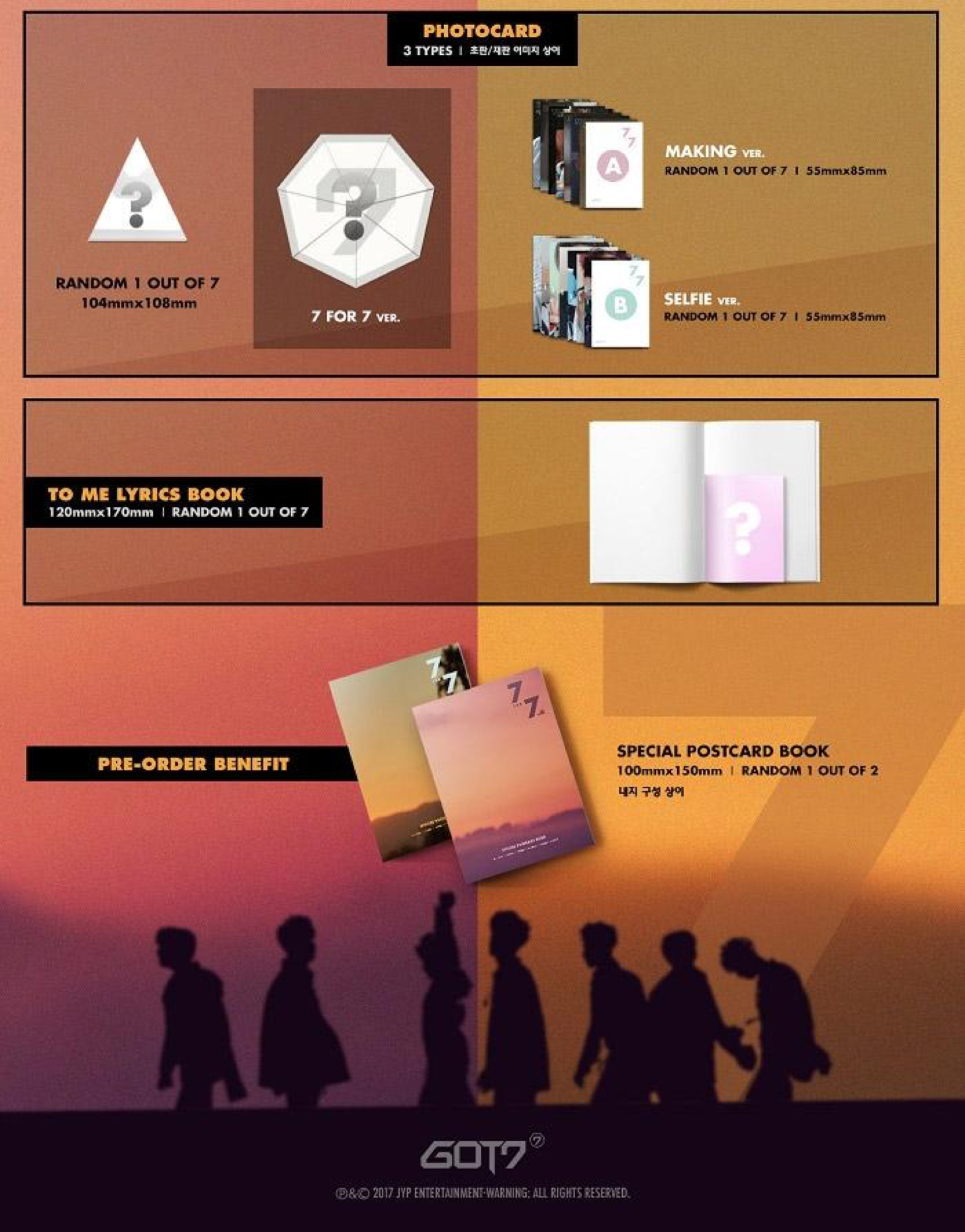 Got7 7th Mini Album - 7 For 7 – Choice Music LA