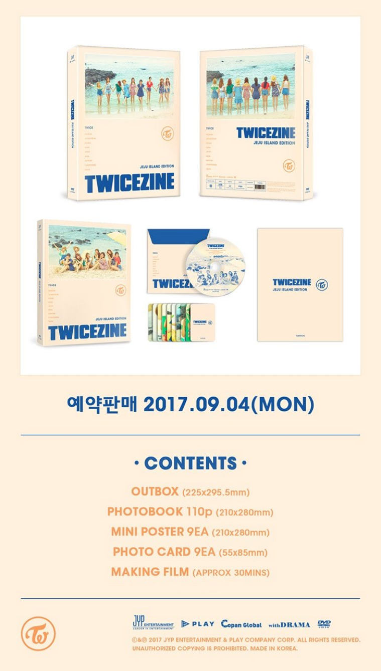 (Limited Edition) Twice - Twicezine Jeju Island Edition