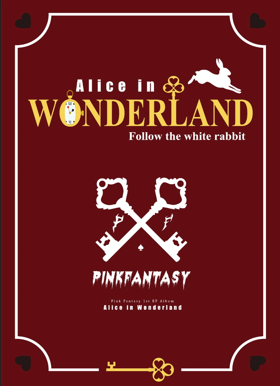 Pink Fantasy 1st EP Album - Alice in Wonderland