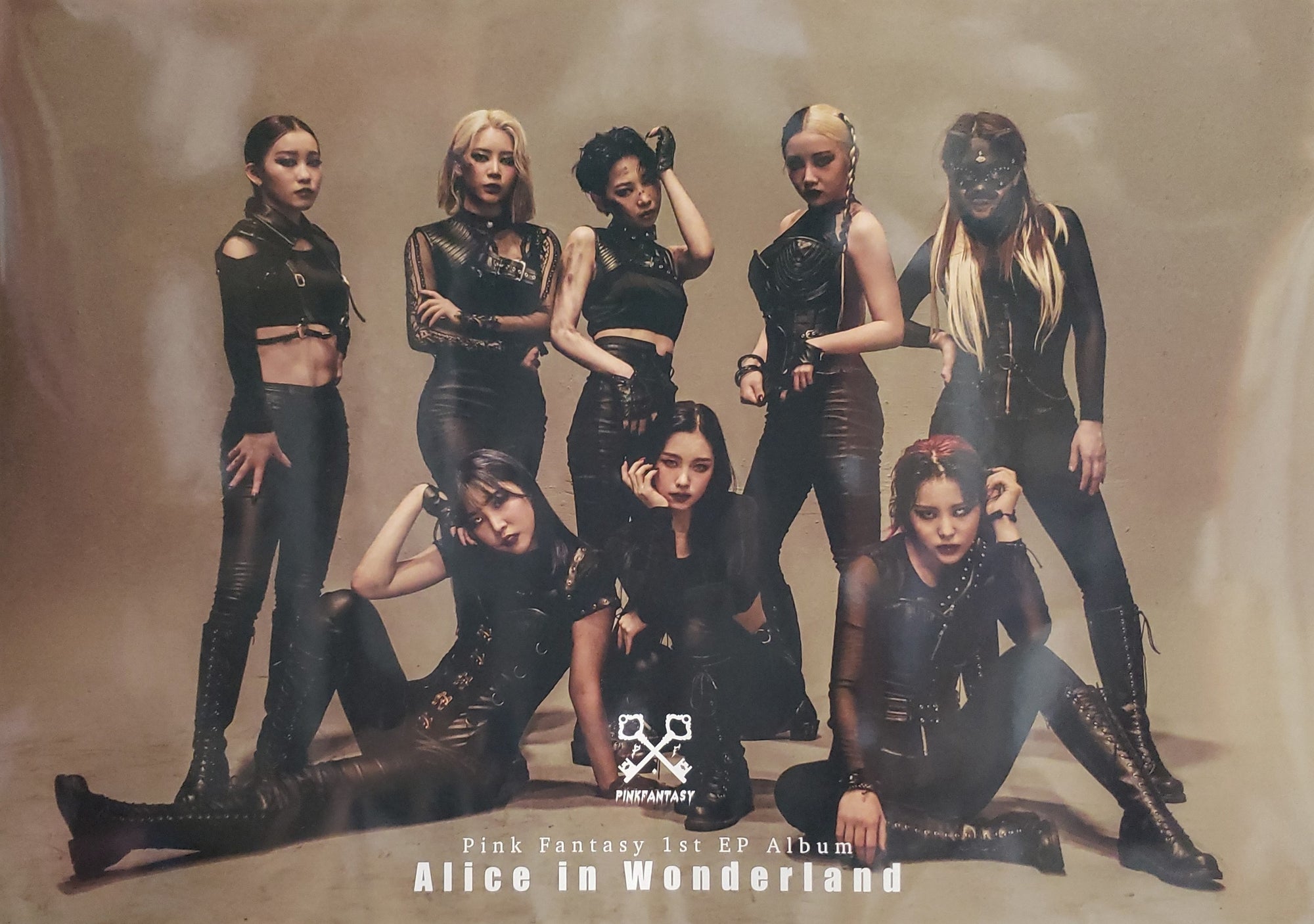 PINK FANTASY 1ST EP ALBUM ALICE IN WONDERLAND Official Poster - Photo Concept 2