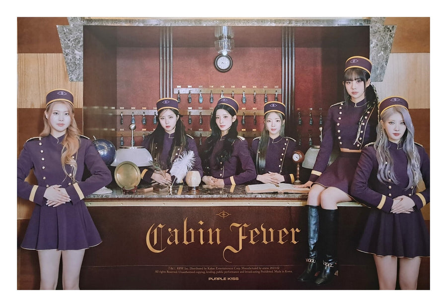 Purple Kiss 5th Mini Album Cabin Fever Official Poster - Photo Concept 1