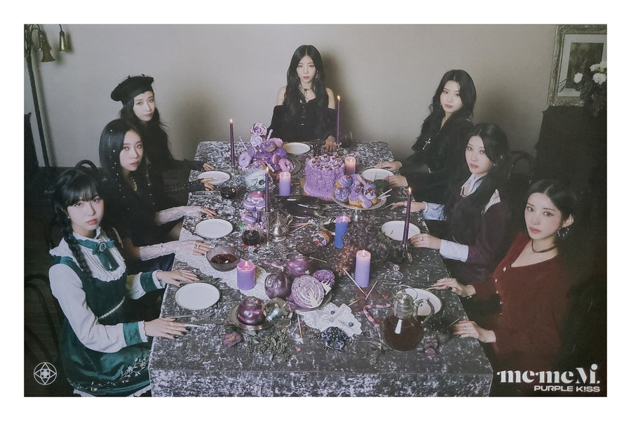 Purple Kiss 3rd Mini Album memeM Official Poster - Photo Concept 1