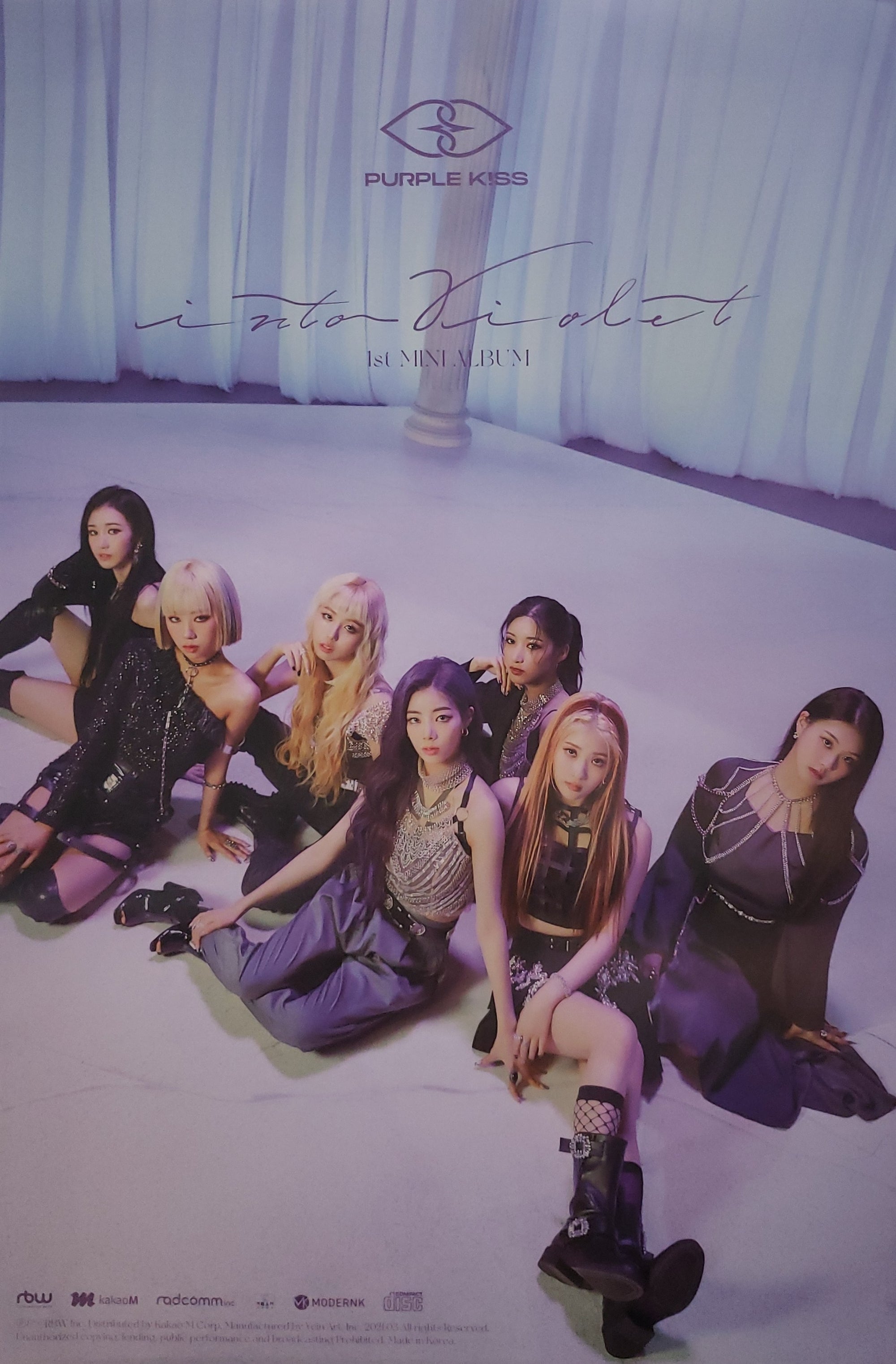 PURPLE KISS 1st Mini Album Into Violet Official Poster - Photo Concept 3