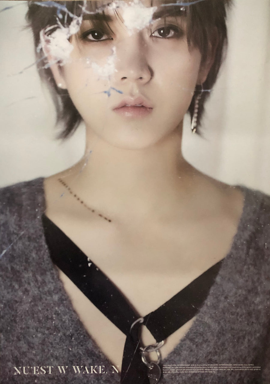NU'EST W 3rd Mini Album Wake,N Official Poster - Photo Concept Ren
