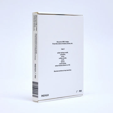 RM Solo Album - Indigo (Book Edition)