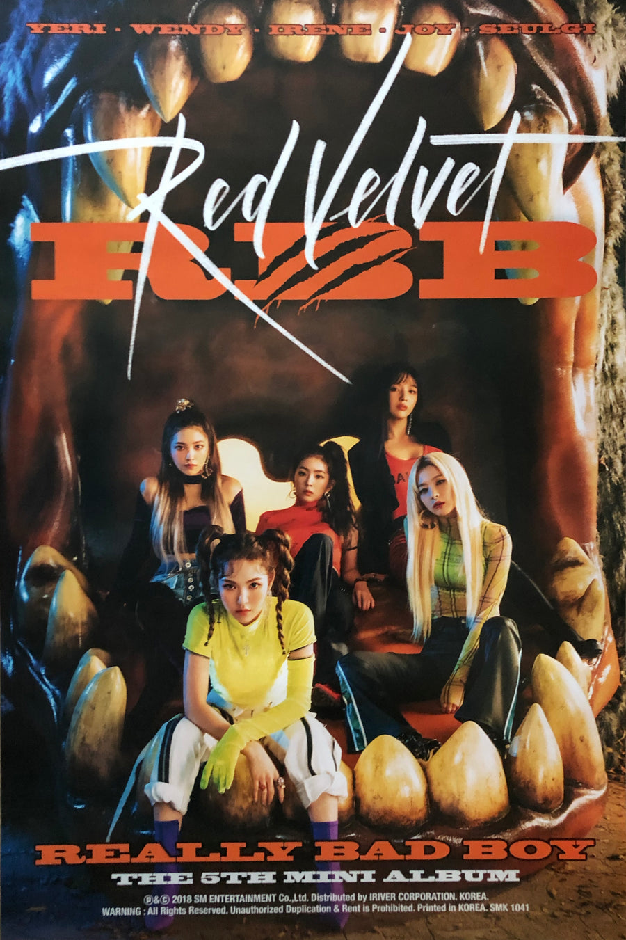 Red Velvet 5th Mini Album Really Bad Boy Official Poster - Photo Concept 1