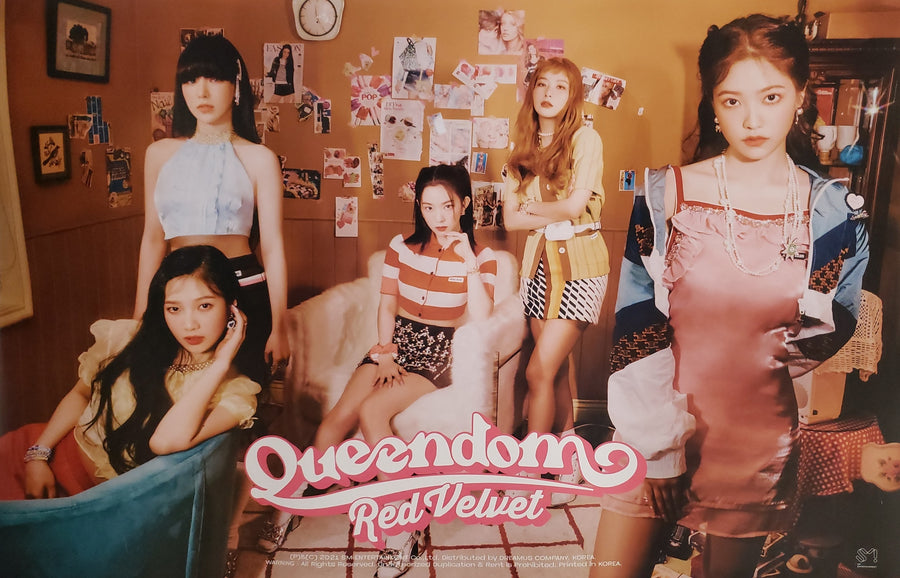 Red Velvet 6th Mini Album Queendom (Case / Girls Ver.) Official Poster - Photo Concept 1