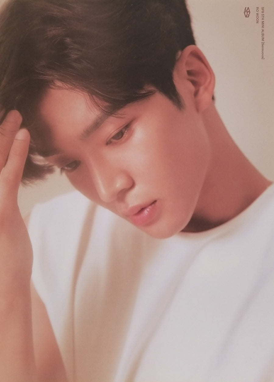 SF9 5th Mini Album Sensuous Official Poster - Photo Concept Rowoon