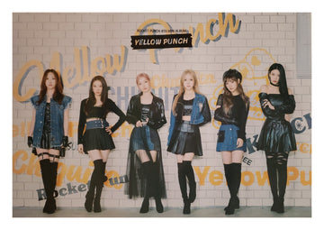 Rocket Punch 4th Mini Album Yellow Punch Official Poster - Photo Concept 1